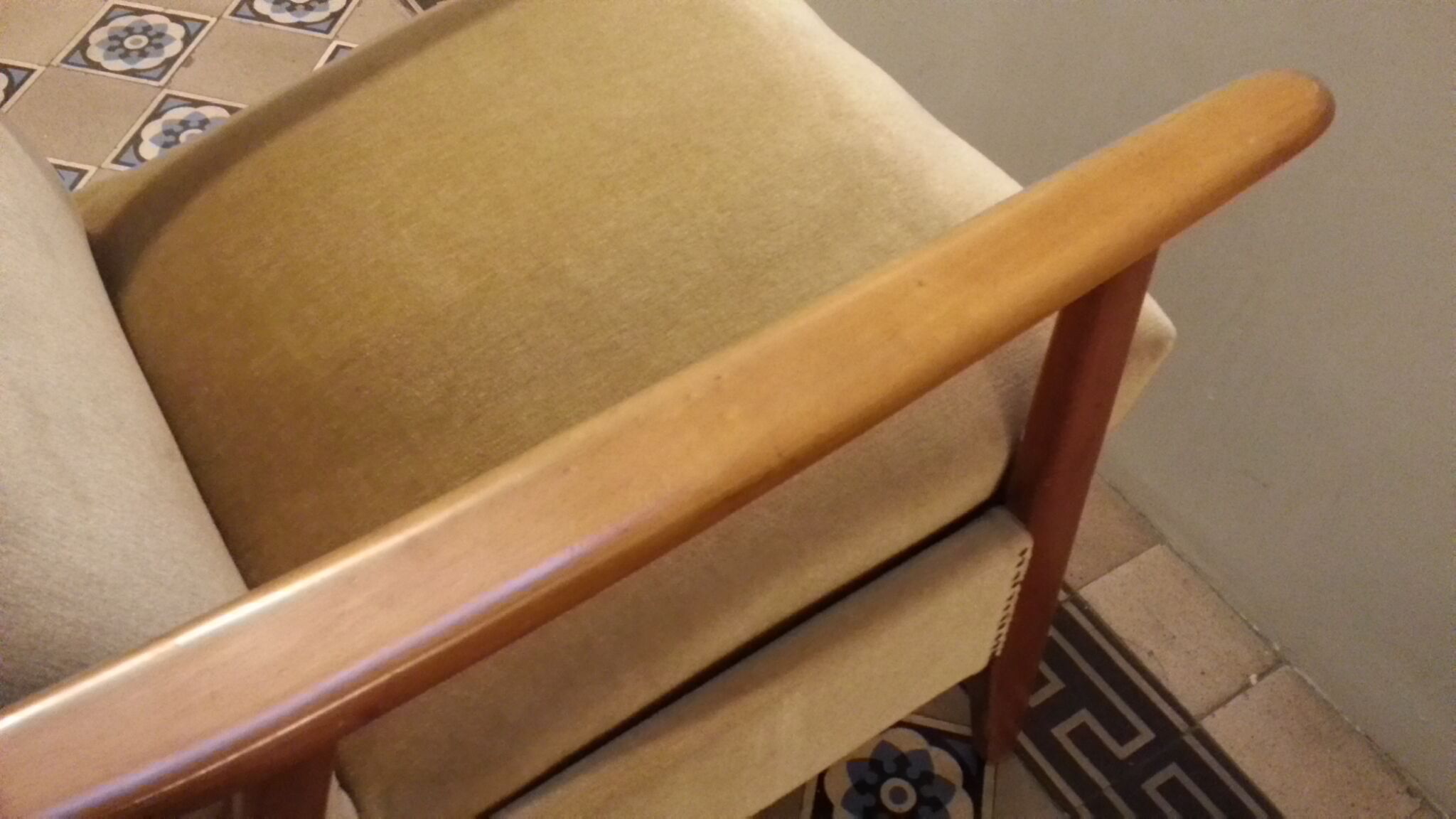 Armchair Relax Scandinavian Shepherdess wingback chair years Scandinavian 50 60