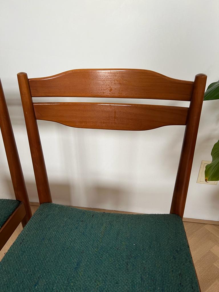 Paire de chaises de salle à manger en bois de teck Danish Design