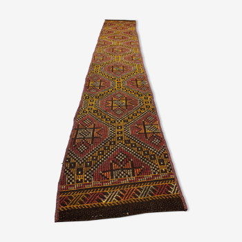 Tapis coureur turc Kilim 315x51 cm