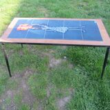 coffee table tiled