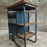 Industrial trolley workbench Citroen chest of drawers