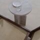La Greca Side Table - Natural Travertine
