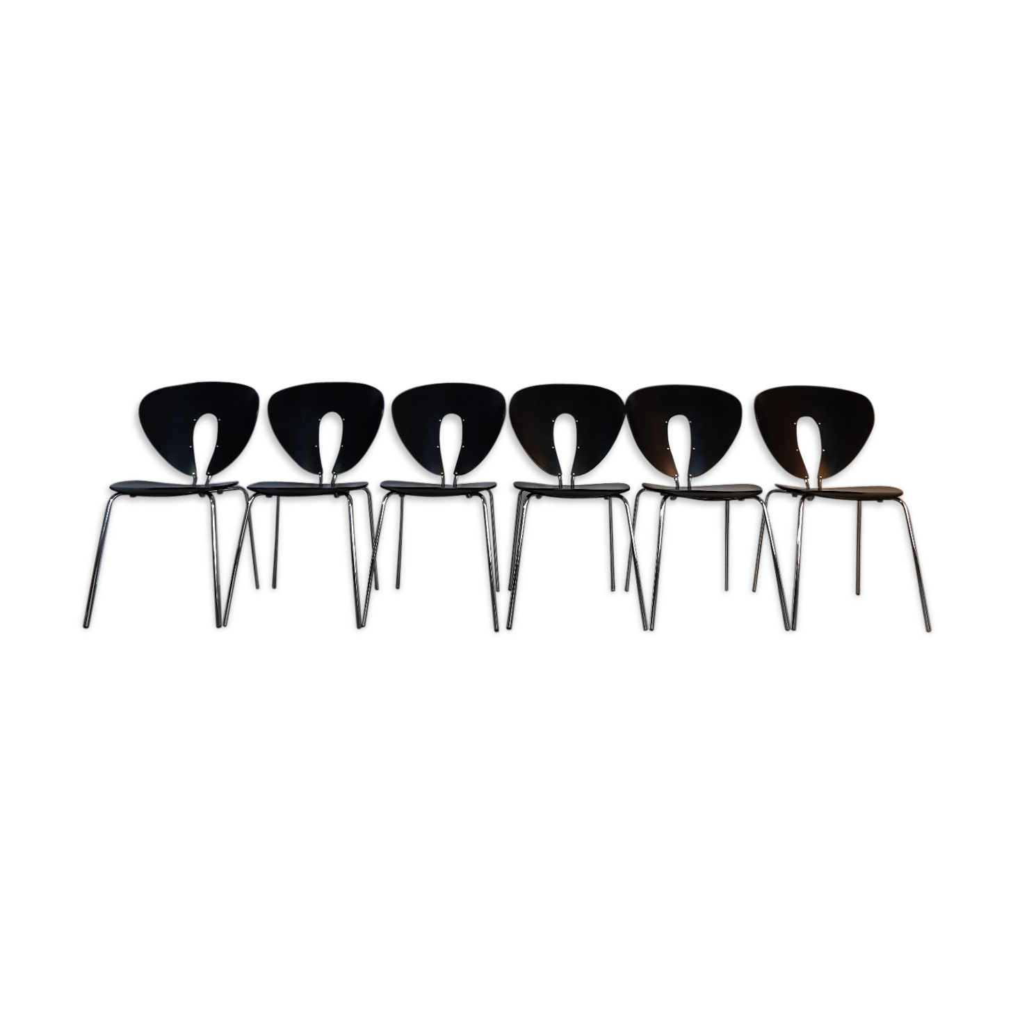 Set 6 chairs Stua by Jesus Gasca, modernism Spanish 2000s