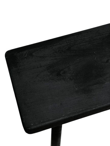 Black coffee table in paulownia wood