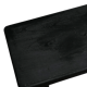 Black coffee table in paulownia wood
