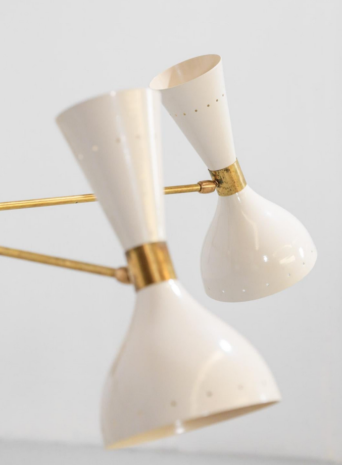 Italian brass chandelier