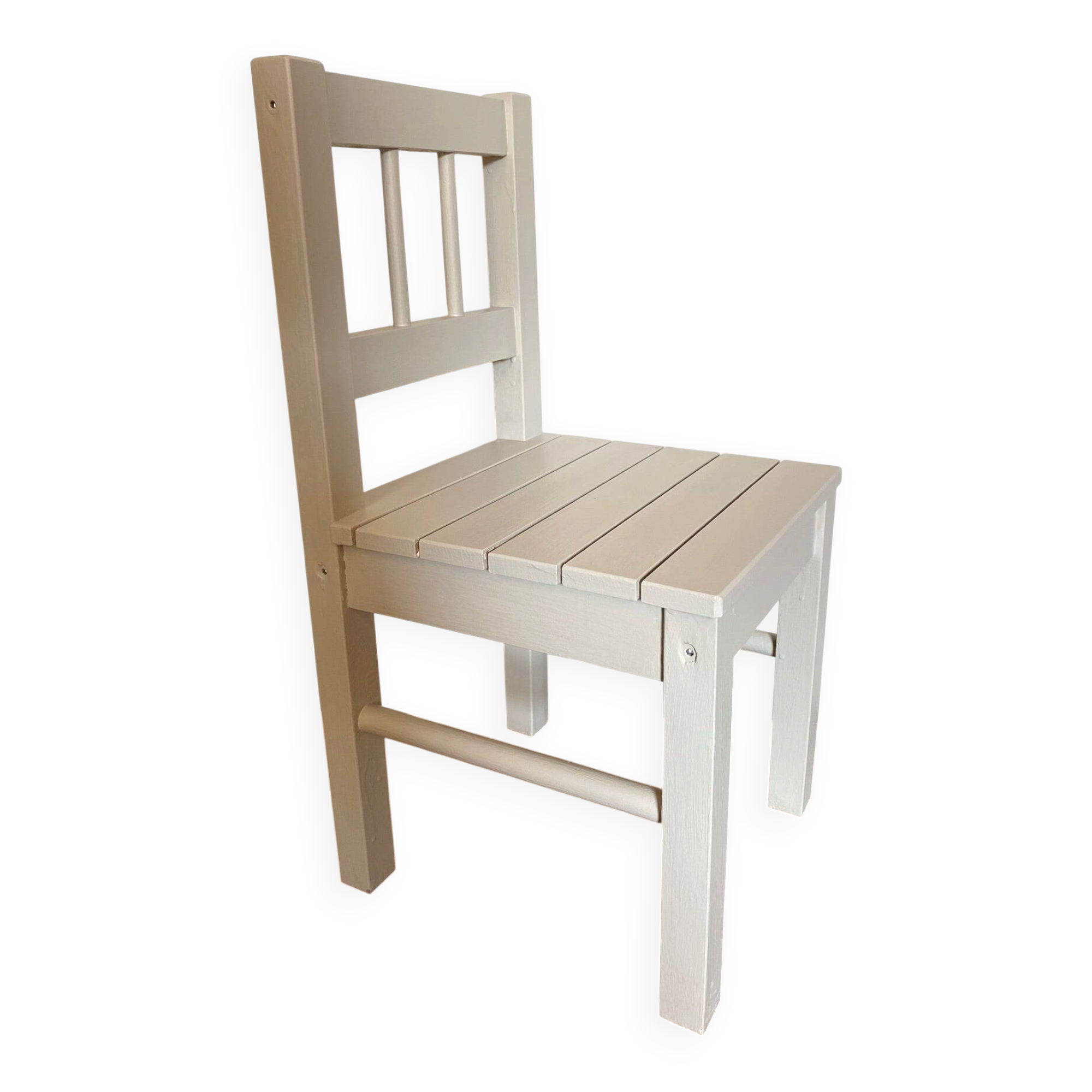 Chaise pour enfant en bois ancien