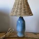 Lampe en céramique bleue