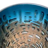 Brutalist Glass Bulb Vase Mid-Century Model F231 by Emil Funke for Gral