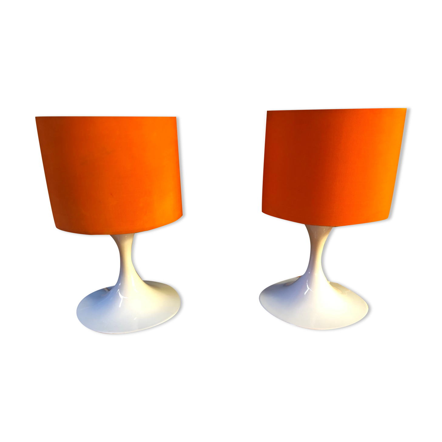 Lampe De Table Unique Rosenthal - Bol De Service Transformé En Lampe - Porcelaine, Couleur Ivoire
