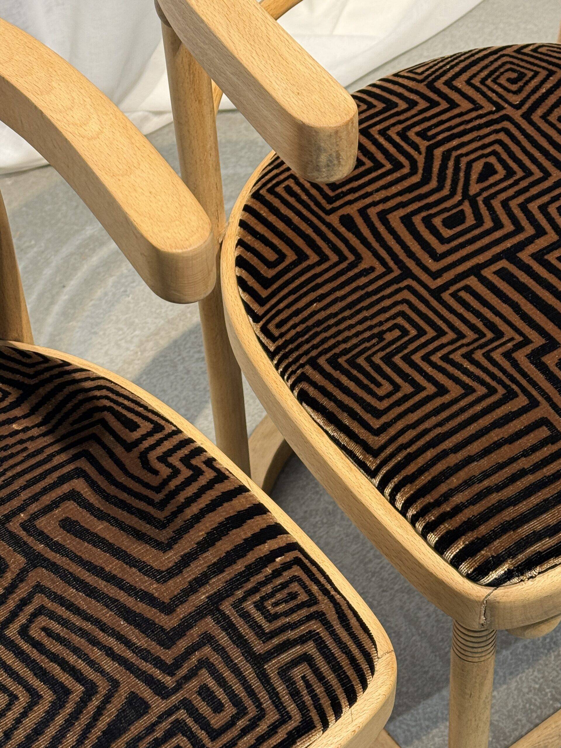 Josef Hoffmann Fledermaus chairs