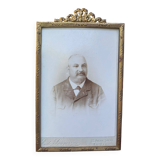 Old gold photo frame