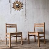 Pair of vintage dlg charlotte perriand Illmari tapiovaara chairs
