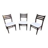 3 scandinavian style chairs
