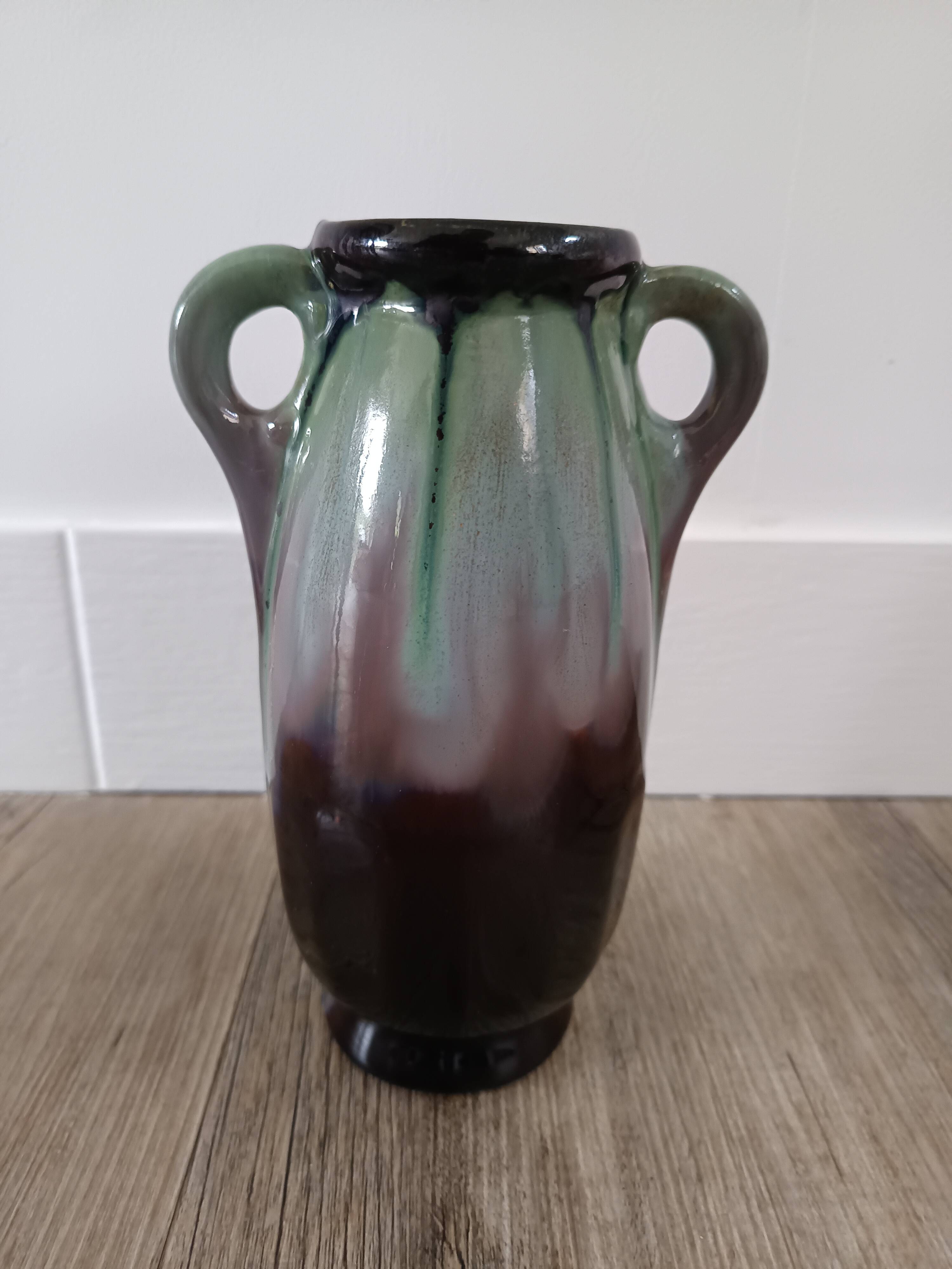 Art Deco ceramic vase no. 478 - Thulin Faience Factory