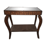 Mirrored side table
