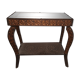 Table d'appoint avec miroir