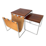 Nesting table magazine holders