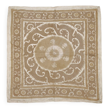 Vintage hand-embroidered tablecloth 145x156 cm