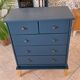 Rød Sødgren blue ganne chest of drawers