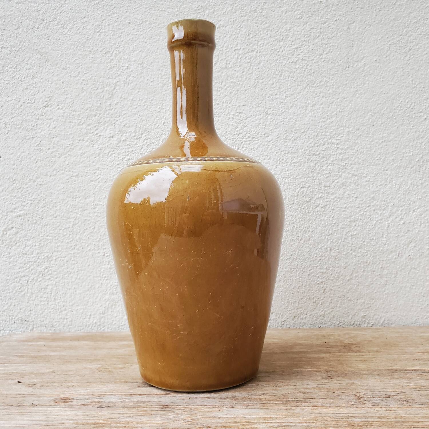 Pont-des-Vernes sandstone bottle signed