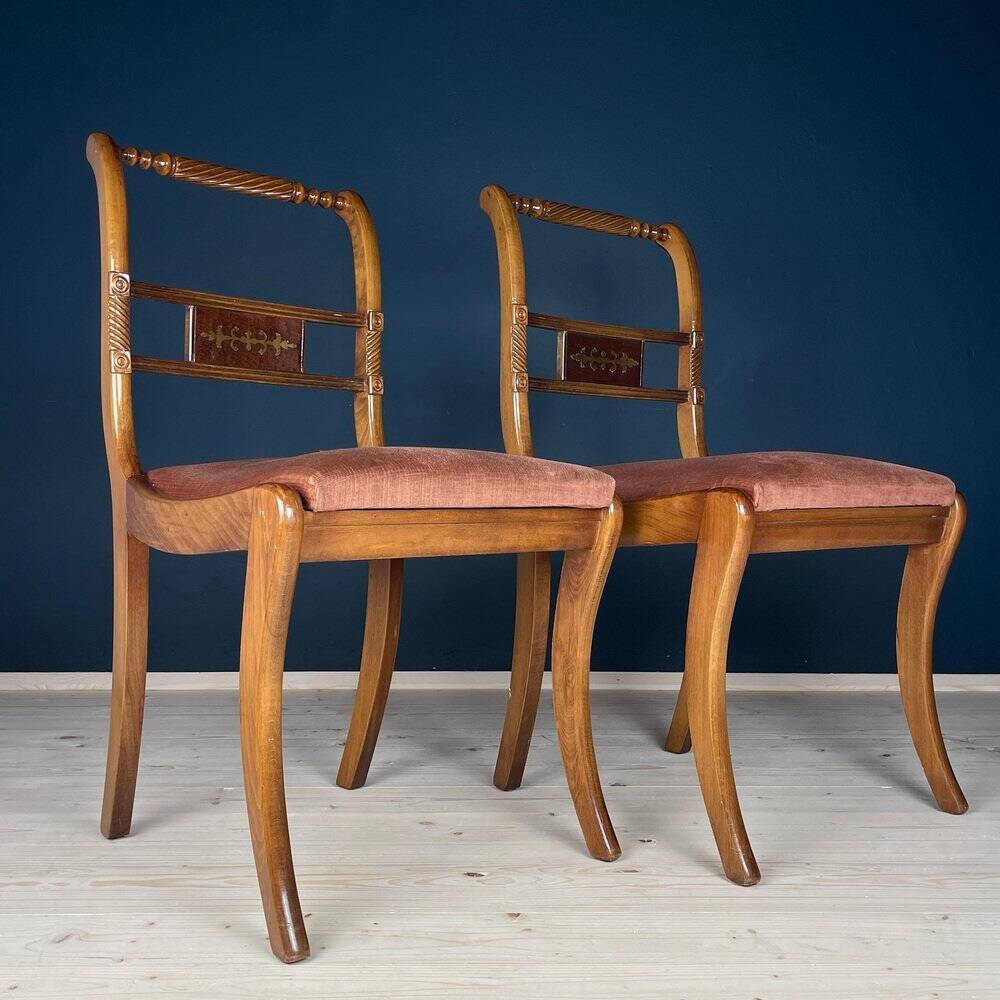 Dining chair set, Italy, 1960s
