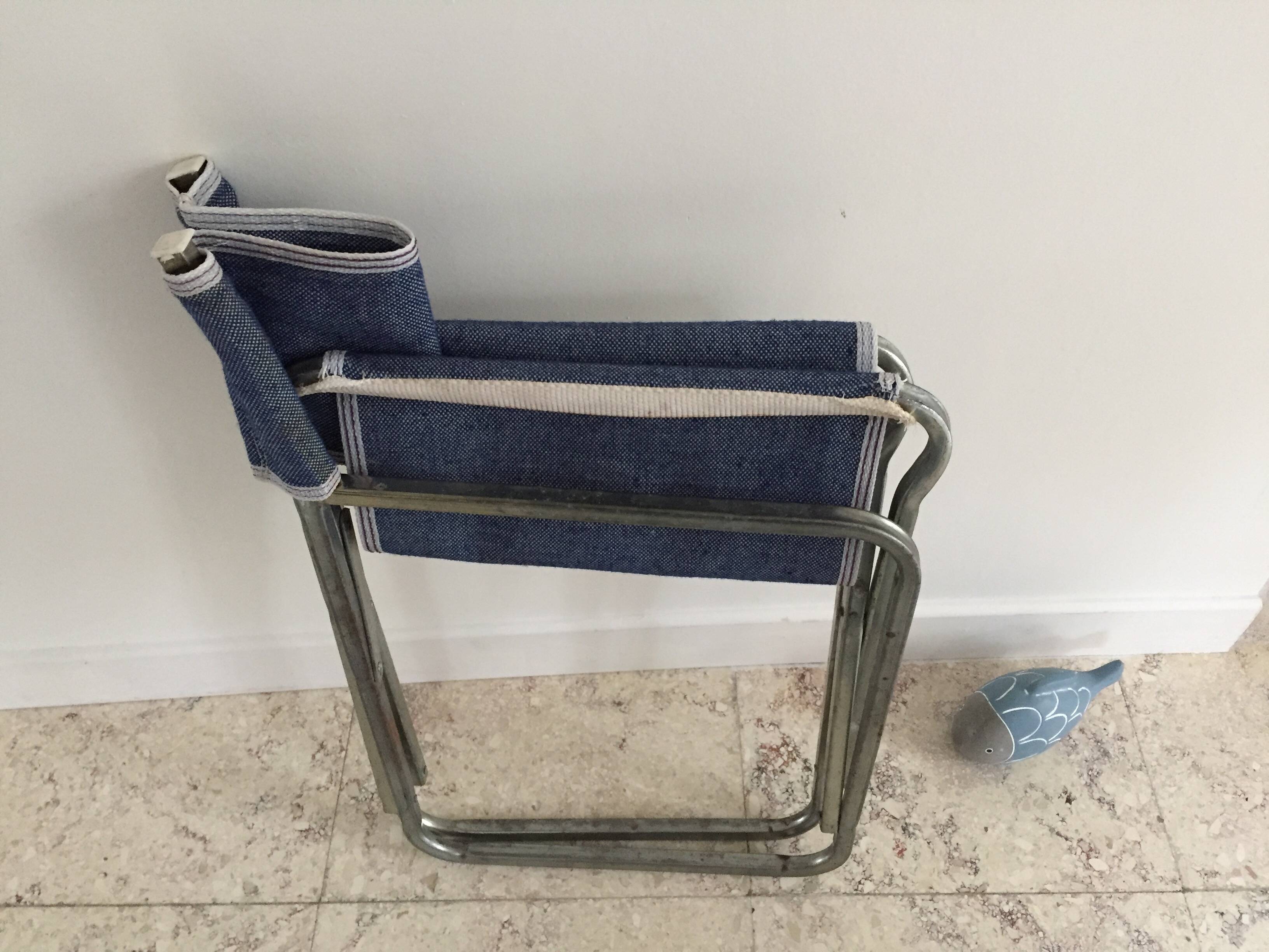 Fauteuil pliant vintage pour enfant