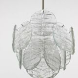 J.T. Kalmar Vienna Lustre Mid-Century in Glazed Glass, Austria, 1960s