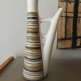 Ceramic pitcher " rum " roger capron , vallauris