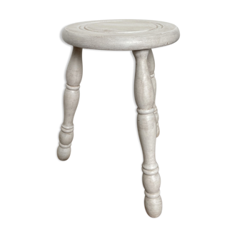 Patinated white tripod