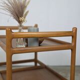 Henning Korch, Silkeborg vintage Danish teak serving trolley