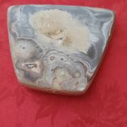 Polished agate soap dish or ashtray
