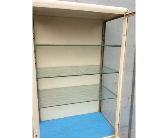 Medical cabinet metal medicine vintage 1960
