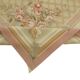 Handmade European Vintage Aubusson Kilim 307 cm x 429 cm