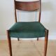 Lot of 6 chairs in 60s Scandinavian style teak