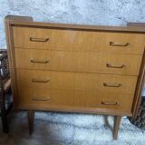 1950s oak chest of drawers