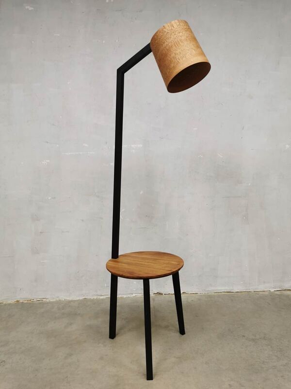 Nouvelle lampe de table d’appoint design hollandais Erik Hoedemakers 'duo tone'