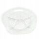 Appetizer platter, modernism, glass, design by J. Drost, Ząbkowice, Poland, 1970s