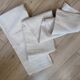 LM embroidered antique hemp sheet