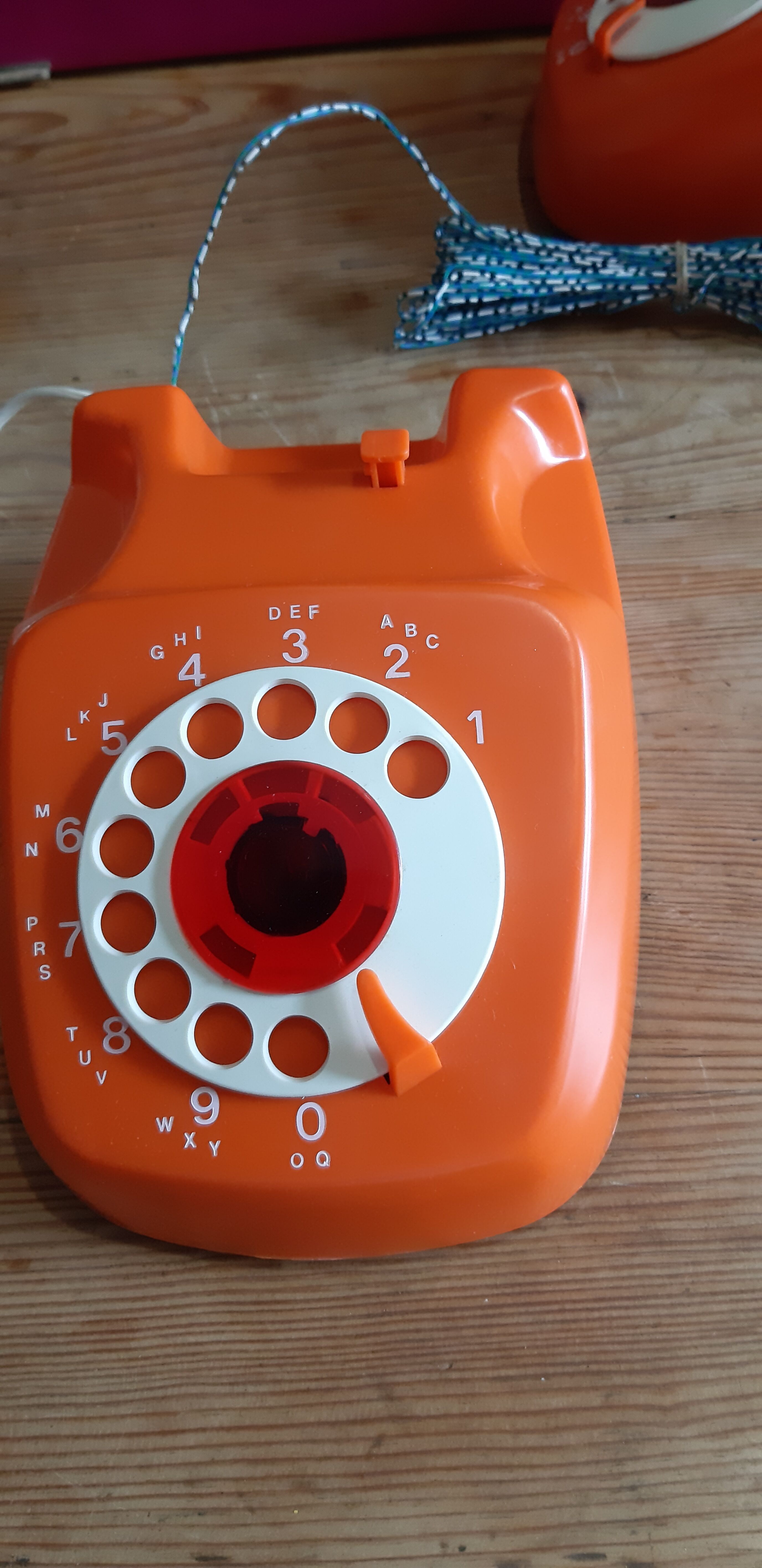 Pair of Vintage Phones , Children's Toy