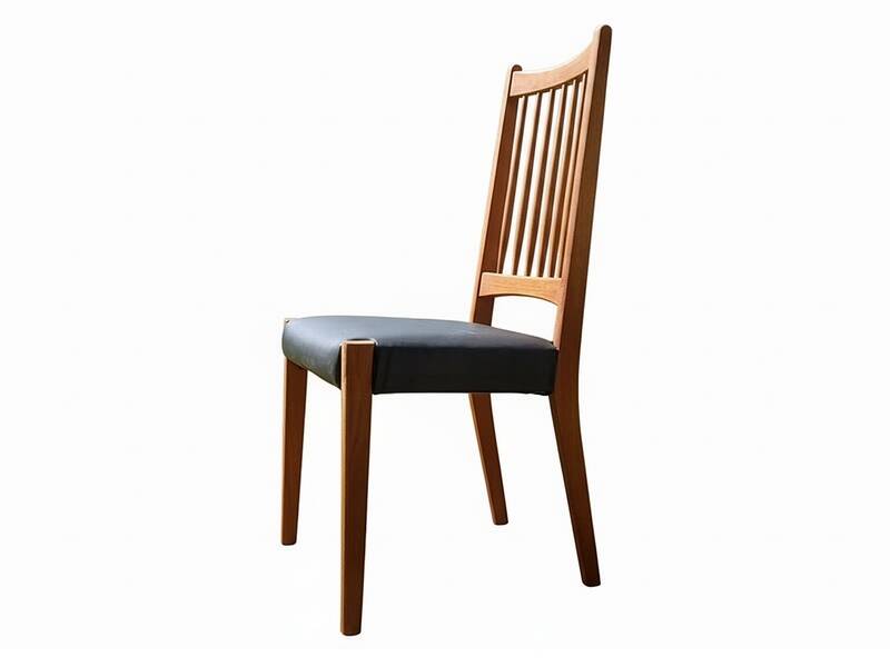 Renovated vintage 1960s teak Scandinavian chairs