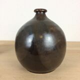 Pair of vases ball Scandinavian style, ceramic