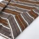 L Handmade Striped Vintage Boho North African Carpet (#2) - Area Rug 238x159
