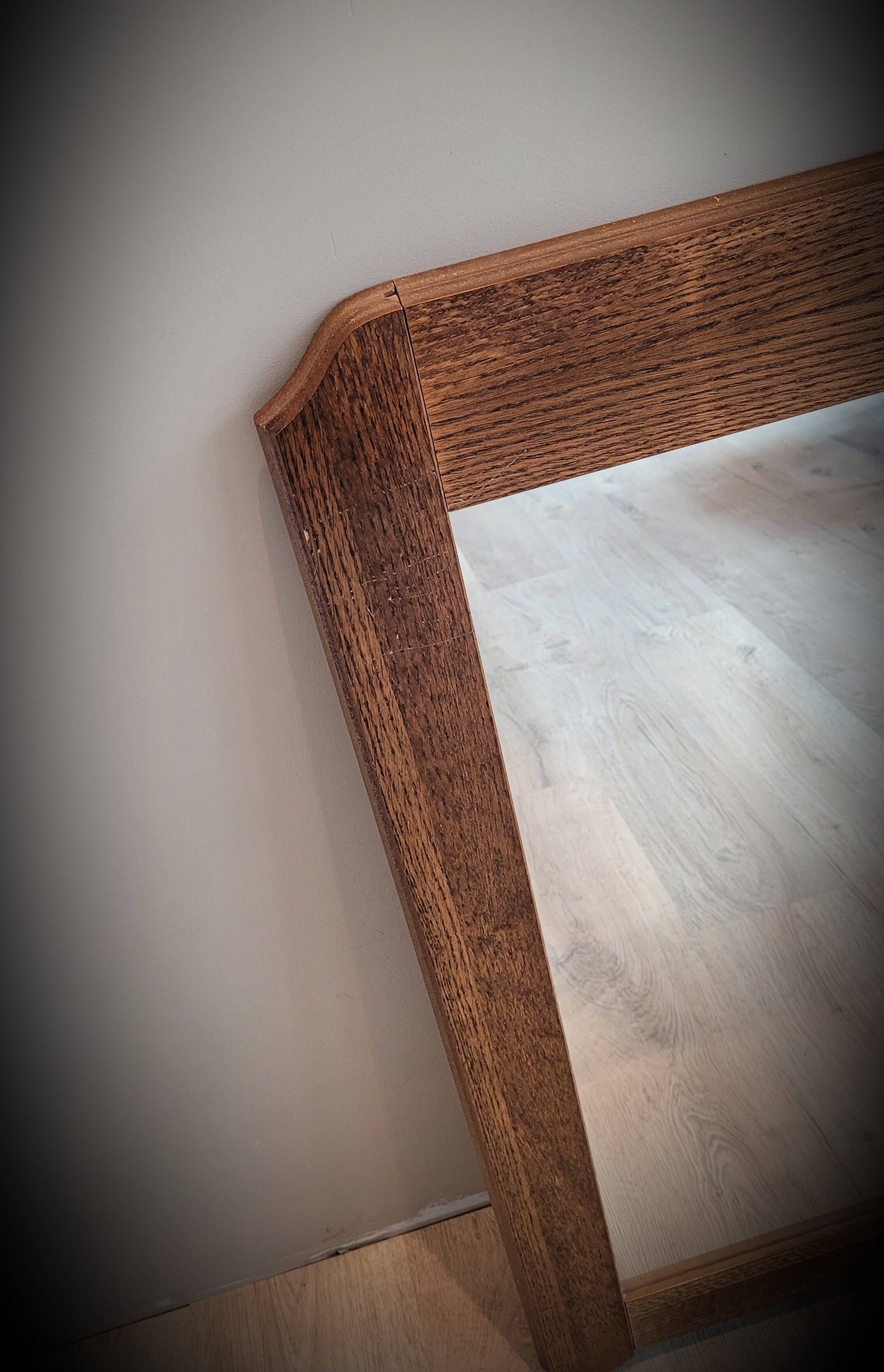 Miroir 62x88 bois sur pied