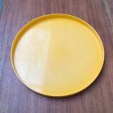 Yellow Melamine Plateau, Space Era, Mid-Century Swedish, 1960s