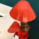 Small portable wall lamp red mushroom lamp spot clamp night light library extra light fixture