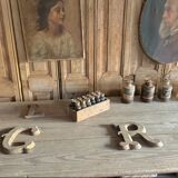 Old work table, draper