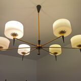 Chandelier 1950 modernist design arlus lunel