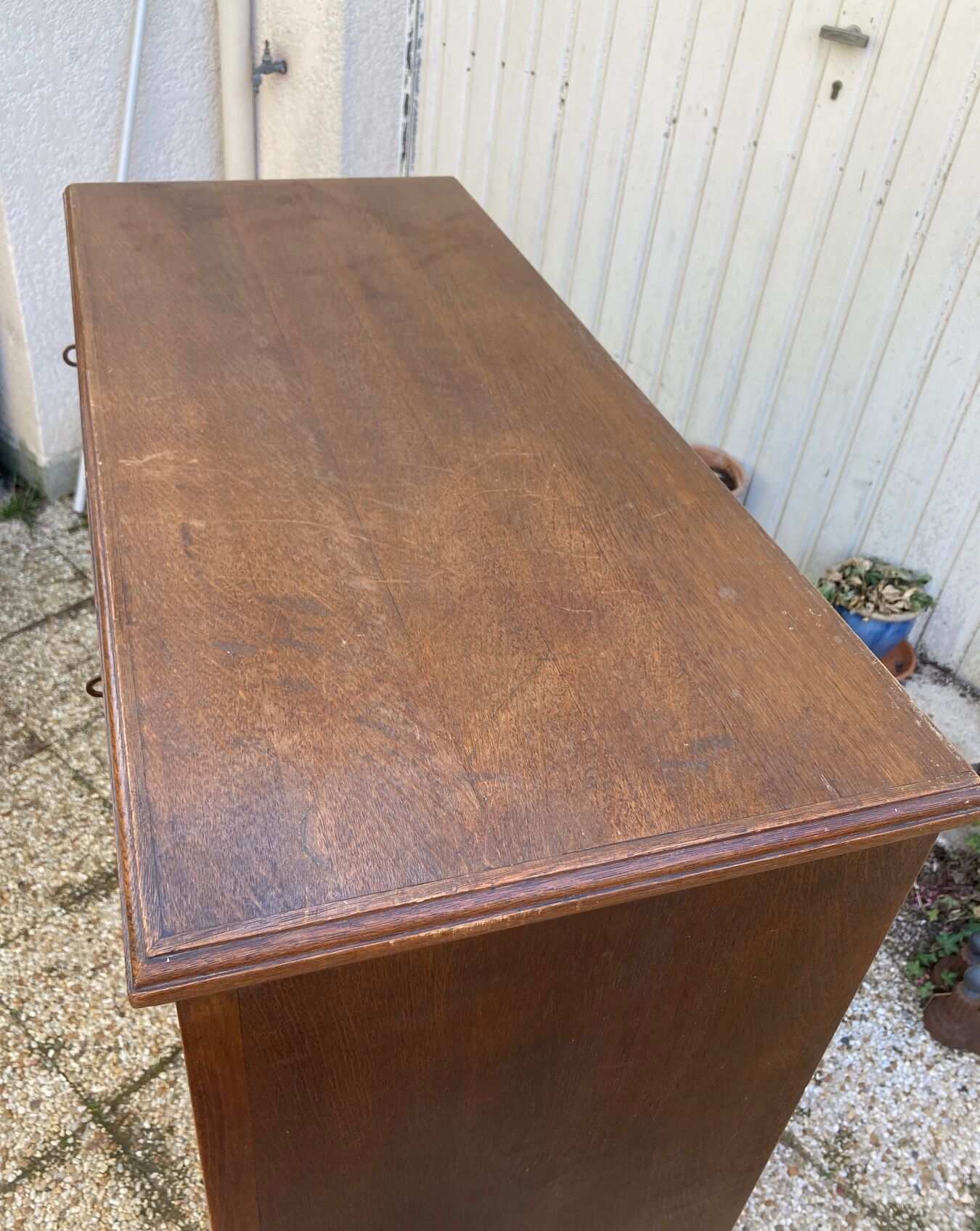 Vintage double curtain binder