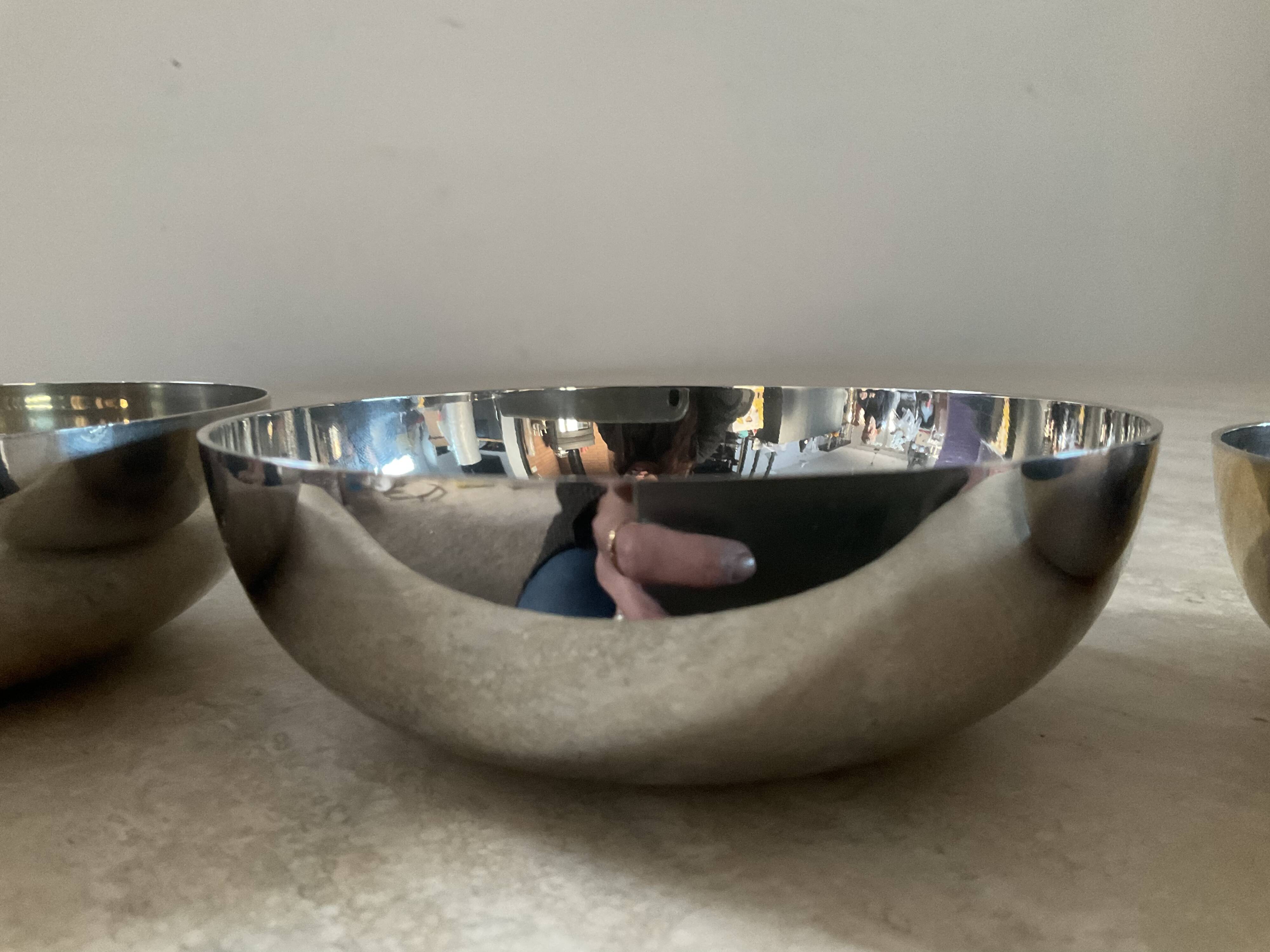 Trio of cups Dorval Italy vintage 70s